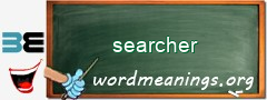 WordMeaning blackboard for searcher